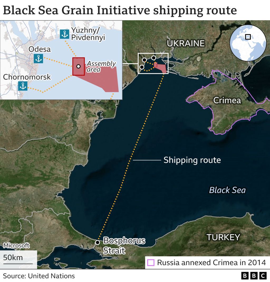 Ukraine’s Grain Crisis Intensifies Amid Black Sea Port Shutdown